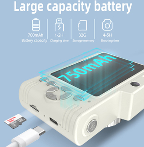 Cámara Digital HD de 2.4 Pulgadas, 48MP, 1080P, <span class=keywords><strong>Zoom</strong></span> 8X, para Estudiantes, Niños, Viajes, Fotografía Retro, Cámaras de Video CCD, Grabadora Portátil D72 B1 - Product Image 4