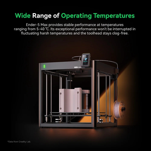 Impresora 3D Ender-5 Max, 700 mm/s, Alta Velocidad, Nivelación Automática, Gran Tamaño de Impresión 400*400*400 mm, Nueva, 1 Año de Garantía, PLA 1.75 mm - Product Image 2