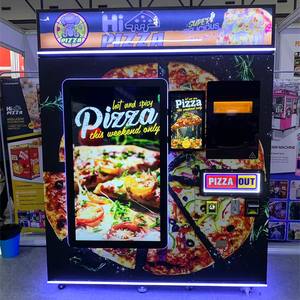 Máquina Expendedora <span class=keywords><strong>de</strong></span> Pizza Caliente, Máquina Automática para Hacer Pizza, Máquina Expendedora <span class=keywords><strong>de</strong></span> Pizza, <span class=keywords><strong>Comida</strong></span> Rápida, <span class=keywords><strong>Comida</strong></span> Callejera, Acepta Tarjetas <span class=keywords><strong>de</strong></span> Crédito - Product Image 2