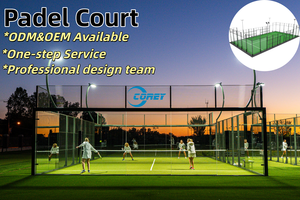 Venta Directa <span class=keywords><strong>de</strong></span> Fábrica, Pista <span class=keywords><strong>de</strong></span> Pádel <span class=keywords><strong>de</strong></span> Alta Calidad, Equipo Panorámico Superior para Interiores y Exteriores, Pista <span class=keywords><strong>de</strong></span> Pádel Clásica - Product Image 3