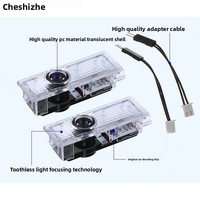 Approvisionnement direct usine - Éclairage de bienvenue LED 5W DC12V-24V spécifique pour 02 Touring (E6) avec projection laser du logo sur la porte