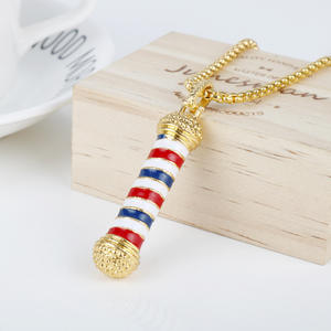 Gioielli nuova moda <span class=keywords><strong>parrucchiera</strong></span> barbiere lampada girocollo collana regalo - Product Image 5