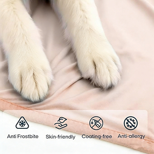 <span class=keywords><strong>Couverture</strong></span> rafraîchissante double face pour chiens et chats, en nylon-polyester de qualité supérieure, multi-usages, protège les meubles et les lits, utilisable été comme hiver - Product Image 5