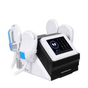 แบบพกพา 4 ด้ามจับ EMS นีโอ RF เครื่องสลายไขมันด้วยคลื่นความถี่วิทยุเครื่องกระตุ้นกล้ามเนื้อการเผาผลาญไขมันลดน้ำหนักอุปกรณ์ความงาม - Product Image 5