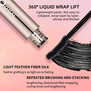 Mascara Volumisant Waterproof Longue Tenue, Effet Séparateur, Anti-Grume, Professionnel pour Cils - Product Image 3
