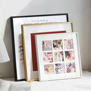 Cadre photo mural en alliage d'aluminium <span class=keywords><strong>Gongjin</strong></span>, design moderne minimaliste, bords fins et étroits, électroplaqué, personnalisable disponible - Product Image 2