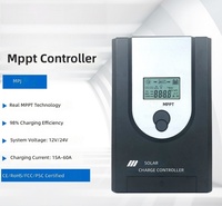 MPPT Solar-Laderegler 10A30A40A50A60A Auto 12V/24V Max PV 100V für LiFePO4 Blei-Säure-Batterie Solarmodul-Leistungsregler