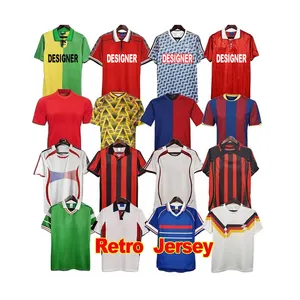 Örnek ücretsiz son özel tasarımcı futbol forması özel retro özel futbol üniformaları kolombiya