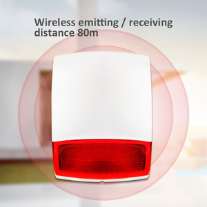 Sirène d'<span class=keywords><strong>alarme</strong></span> MD-327R 100 dB bidirectionnelle extérieure/intérieure 433 MHz 868 MHz sans fil avec anti-effraction pour antivol - Product Image 3