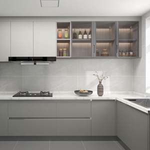 Gabinetes de Cocina de Lujo Ligero, Solución de Almacenamiento Elegante y con Estilo - Product Image 3