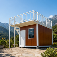 Casa Prefabricada de Alta Calidad, Casas Contenedor, Casa Modular en Paquete Plano, Fácil de Ensamblar, Casa Móvil Portátil Pequeña en Venta