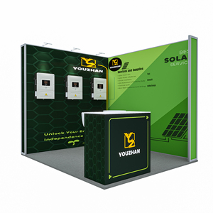Equipo de feria comercial modular de aluminio de Instalación rápida personalizado de fábrica para exhibición de stand de <span class=keywords><strong>Expo</strong></span> - Product Image 1