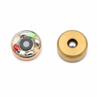 6.1mm 16 Ohm N54 NdFeB Ti Plated PET Cone dengan PU Surround untuk Earphone Hi Fi Driver Speaker Mikro Dinamis