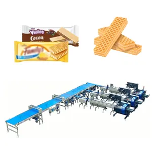 High speed multifunction automatic small chocolate wafer biscuit cookie plastic packing machine