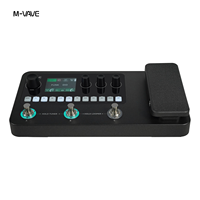 Processeur d'effets complet pour guitare et basse M-Vave avec machine à rythmes multifonction et boucle de cycle