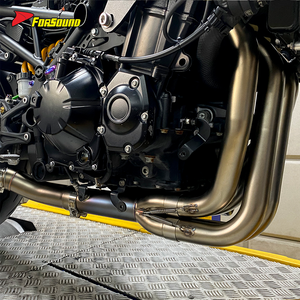 Forsound KAWASAKI <span class=keywords><strong>Z900</strong></span> Section avant-médiane du tuyau d'échappement en acier inoxydable Modèle 2017-2026 Compatible Soudure de précision <span class=keywords><strong>Sport</strong></span> urbain - Product Image 4