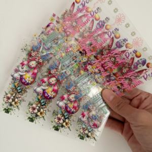 Calcomanías Personalizadas de Plástico con Diseño de Dibujos Animados para Bolígrafos y Tazas, con Protección UV - Diseño de Maestra, Enfermera, Mamá - Product Image 4