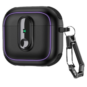 Funda de TPU de Diseño de Lujo para <span class=keywords><strong>AirPods</strong></span> Pro 2 3 4 con Soporte, Mosquetón, Diseño Magnético Antipérdida en la Parte Posterior, Color Personalizado - Product Image 2