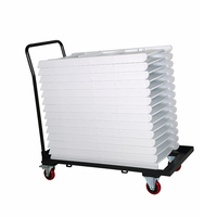 Chariot pliable à chariot/camion/Dolly, rangement en acier, pour entrepôt, voiture de rangement, plage, hôtel, événement, mariage, Banquet, vente en gros