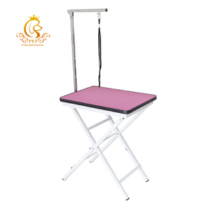 Tavolo Professionale Pieghevole EUR <span class=keywords><strong>PET</strong></span> per Toelettatura di Cani e Gatti, in Acciaio Inox, Ottimo Rapporto Qualità-Prezzo per <span class=keywords><strong>Negozi</strong></span> di Animali - Product Image 1