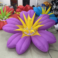Fleurs légères menées gonflables de plafond Offre Spéciale de décoration de mariage fleur colorée gonflable