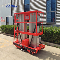 Plateforme de travail en hauteur à double mât en aluminium LTMG 6m 8m 10m 12m 14m 16m pour la décoration et la construction