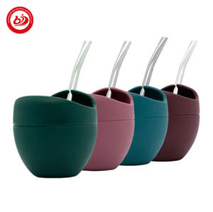 Nuova confezione regalo argentina tradizionale con paglia silicone yerba juice water Cup Silicone Mate Gourd Cup con Bombilla Drain straw - Product Image 6