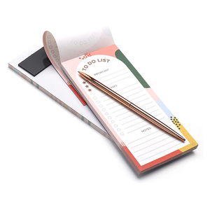 Bloc de notas magnético para nevera, lista personalizada para diario de fábrica - Product Image 1