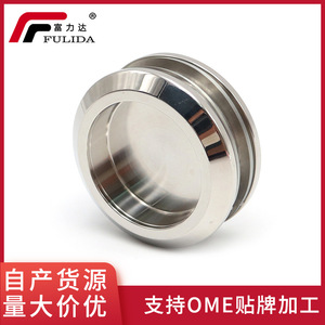 Stainless Steel <b>Door</b> <b>Handle</b> For Glass <b>Door</b> Minimalist Design 304 Material Bright Finish Ambidextrous Use - Product Image 5