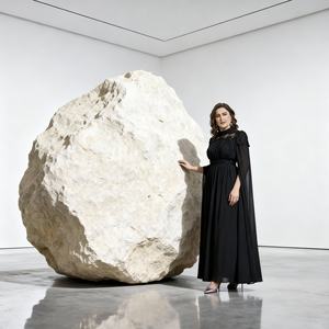 Vestido Abaya de Poliéster de Color Sólido de Alta Calidad Personalizado al por Mayor para Mujeres Musulmanas - Product Image 4