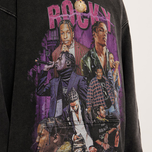 Sudadera con Capucha Personalizada con Logotipo Impreso, Sudadera con Capucha de Moda Urbana, Corte Regular, para Hombre, a la Moda, Invierno, Impermeable, Cortavientos, con Bolsillo - Product Image 3