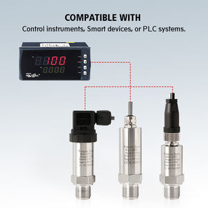 HolykellPiezoresistive小型アナログ4-20ma0-10V空気燃料油水圧センサー - Product Image 4