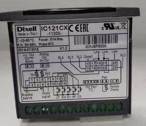 Dixell Pixie เครื่องควบคุมการแสดงผลสีแดงหกคอมเพรสเซอร์ XC460D-5B00E คีย์ IC121CX การเขียนโปรแกรมอย่างรวดเร็ว11200 - Product Image 6