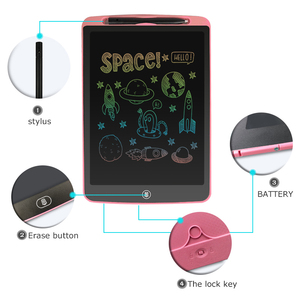 Newyes tablillas de escritura digitales borrables baratas para niños, tableta gráfica de dibujo Lcd sin papel - Product Image 5