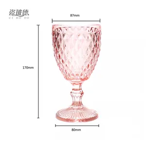 Tazze in vetro colorato di alta qualità in stile estetico per bicchieri da Bar per feste in casa