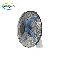 Meilleure vente 18 pouces ventilateur mural électrique commande mécanique 3 vitesses oscillation gril en plastique usage domestique