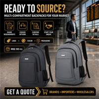 Mochila Personalizada con Múltiples Compartimentos, Almacenamiento en Capas Resistente al Agua y Correas Acolchadas para la Escuela, Viajes, Negocios y Uso Diario