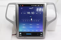 Autoradio multilingue de 12.1 pouces avec navigation GPS, lecteur multimédia Carplay pour voiture Jeep Cherokee de 2008 à 2013