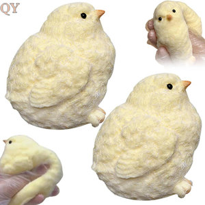 QY mignon poussin Squishy jouet Ultra doux TPR lente augmentation soulagement du Stress sensoriel Fidget Squeeze jouet cadeau - Product Image 1