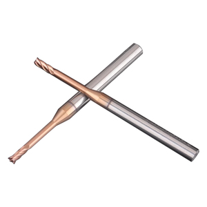 Bibo 4 Flutes Diameter Fixed Shank Endmill D2.5*(10/12/16/20)*d4*50 Hrc56 Metal Machining Milling <b>Cutter</b> for Steel Micro Solid - Product Image 4