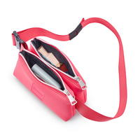 Nouvelle sacoche de taille unisexe en néoprène avec fermeture éclair, nouveau design, poche de hanche, ceinture de voyage, sac banane pour aliments pour animaux et sac de ceinture