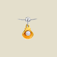 Mignonne lettre initiale personnalisée plaquée or 18 carats 925 argent véritable mini pendentif bijoux à breloques pour femmes