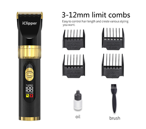 Iclipper-X9 Wholesale Hair Clipper Professional Barber Rechargeable Electric Hair <strong>Trimmer</strong> - Product Image 2