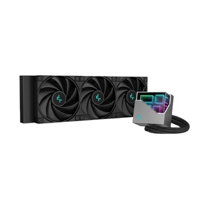 Refroidisseur de processeur liquide haut de gamme DeepCool <span class=keywords><strong>LT720</strong></span> 360 mm, ventilateurs FK120 FDB haute performance, bloc miroir infini multidimensionnel - Product Image 1
