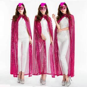 Accessoires de costume d'Halloween pour femmes, cosplay, mascarade, cape à paillettes de sorcière, elfe, magicien adulte - Product Image 5