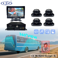 Enregistreur vidéo mobile 4 canaux 4G Wifi GPS AI BSD 360 8Ch avec port HDMI