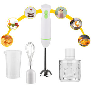 Batidora de Mano Inmersiva de 300W <span class=keywords><strong>con</strong></span> Cabezal Desmontable, Picador y Batidor de Huevos, a Prueba de Fugas, 2 Velocidades - Batidora de Inmersión de Primera Categoría - Product Image 4