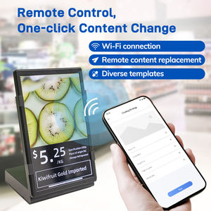 MinewTag peraga Video Poster 10.1 inci Lcd Digital tampilan tanda harga ESL Label rak elektronik untuk promosi - Product Image 6