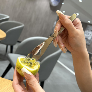 ที่ตักเนื้อสแตนเลส 304 ช้อนตักไอศกรีมแบบปล่อยง่าย อุปกรณ์ครัว - Product Image 4