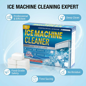 Tabletas Limpiadoras y Desincrustantes <span class=keywords><strong>para</strong></span> Máquinas de Hielo, Fórmula No Corrosiva, <span class=keywords><strong>para</strong></span> Máquinas Comerciales y Domésticas - Product Image 2